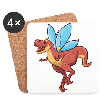 FeeRex - Coasters (set of 4) - white - Front