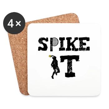 Spikeball Design - Untersetzer (4er-Set) - Weiß - Vorne