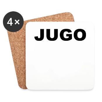 JUGO - Cadeau amusant Jugo Balkan Yougoslavie - Dessous de verre (lot de 4) - blanc - Devant