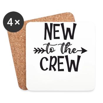 New To The Crew Onesie Baby Bodysuit - Untersetzer (4er-Set) - Weiß - Vorne