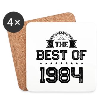 1984 best of - Untersetzer (4er-Set) - Weiß - Vorne