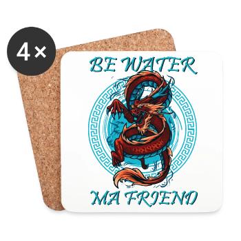 Wing Chun Wing Hard Kung Fu Martial Arts Combat Sp - Coasters (set of 4) - white - Front