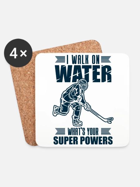 Eishockey Trainer Eishockey Spieler Eishockey Schl - Untersetzer (4er-Set) - Weiß
