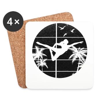 Pole Dance Pole Dancing Pole Dancer I Pole Dance - Coasters (set of 4) - white - Front