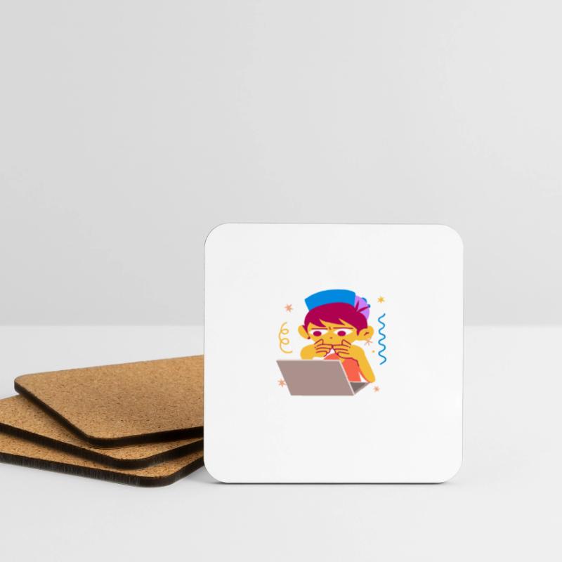 Coding Coder Programmer Coasters (set of 4)