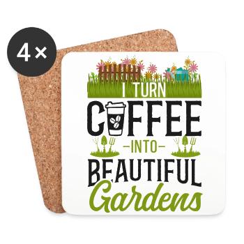 Landscaper Landscaping Landscape - Coasters (set of 4) - white - Front