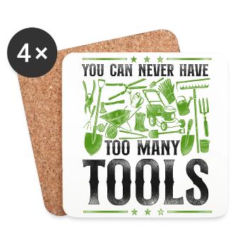 Landscaper Landscaping Landscape - Coasters (set of 4) - white - Front