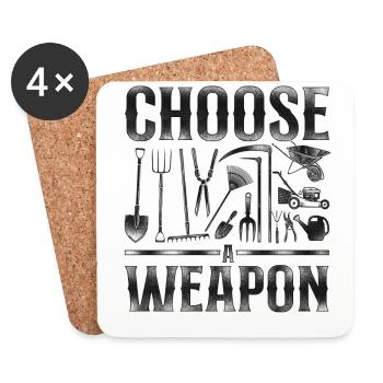 Landscaper Landscaping Landscape - Coasters (set of 4) - white - Front