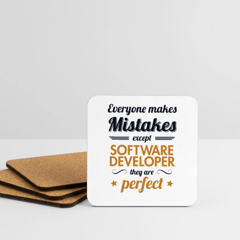 Software Developer are Perfect Full Stack Coasters (set of 4)