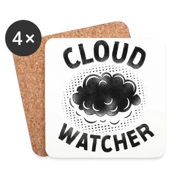 Meteorologist Weather Forecast - Coasters (set of 4) - white - Front