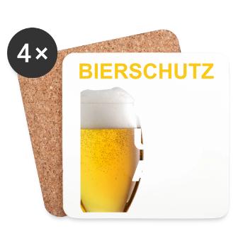 Bier Sprüche Festival Après Ski Party Mallorca - Untersetzer (4er-Set) - Weiß - Vorne