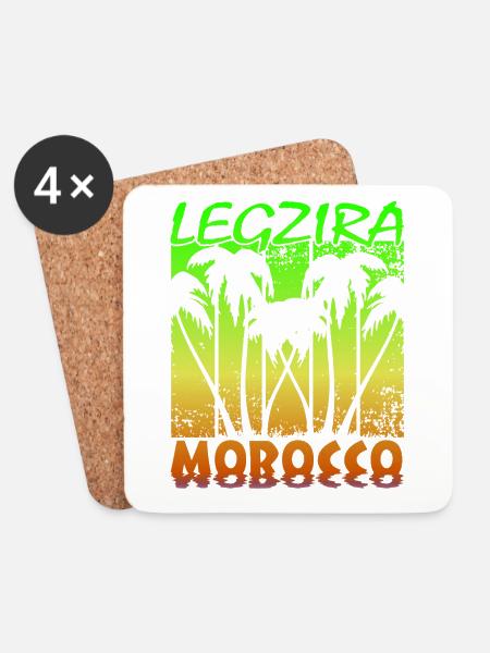 Legzira Morocco - Untersetzer (4er-Set) - Weiß