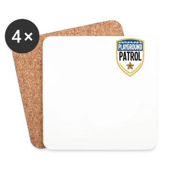 Childcare Daycare Provider Teacher - Coasters (set of 4) - white - Front