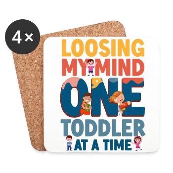 Childcare Daycare Provider Teacher - Coasters (set of 4) - white - Front