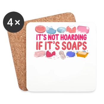 Soap Making Crafting It's Not - Coasters (set of 4) - white - Front