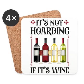 Sommelier Wine Drinking Tasting - Untersetzer (4er-Set) - Weiß - Vorne