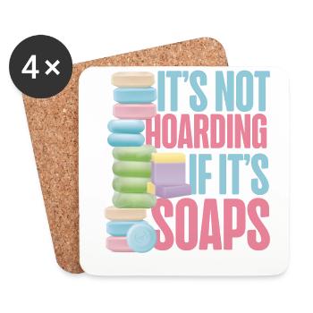Soap Making Crafting It's Not - Coasters (set of 4) - white - Front