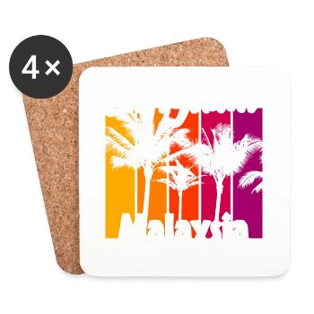 Langkawi Malaisie - Dessous de verre (lot de 4) - blanc - Devant