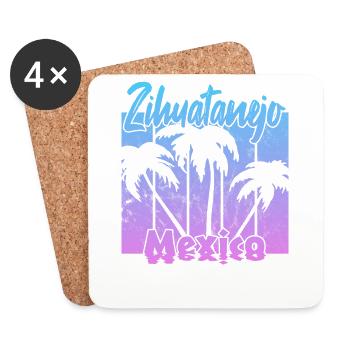 Zihuatanejo Mexico - Untersetzer (4er-Set) - Weiß - Vorne