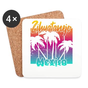 Zihuatanejo Mexico - Untersetzer (4er-Set) - Weiß - Vorne