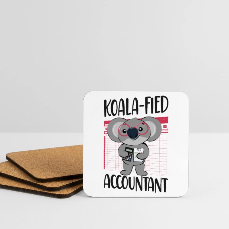 Comptable Comptable Comptable Comptabilité Dessous de verre (lot de 4)