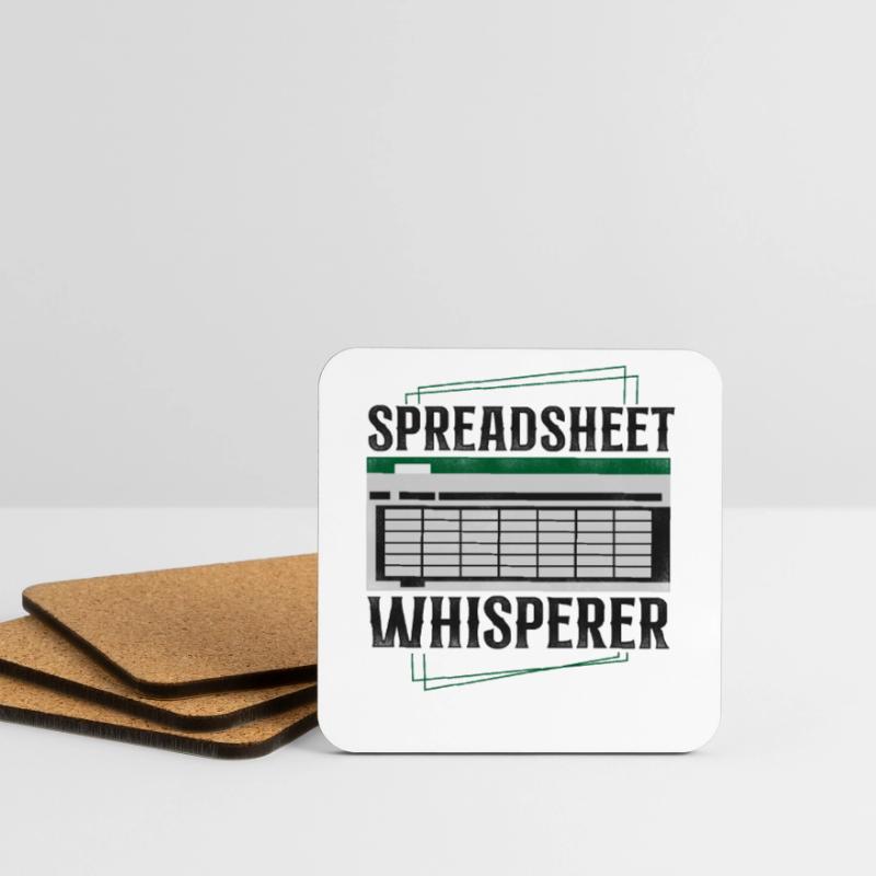 Comptable Comptable Comptable Comptabilité Dessous de verre (lot de 4)