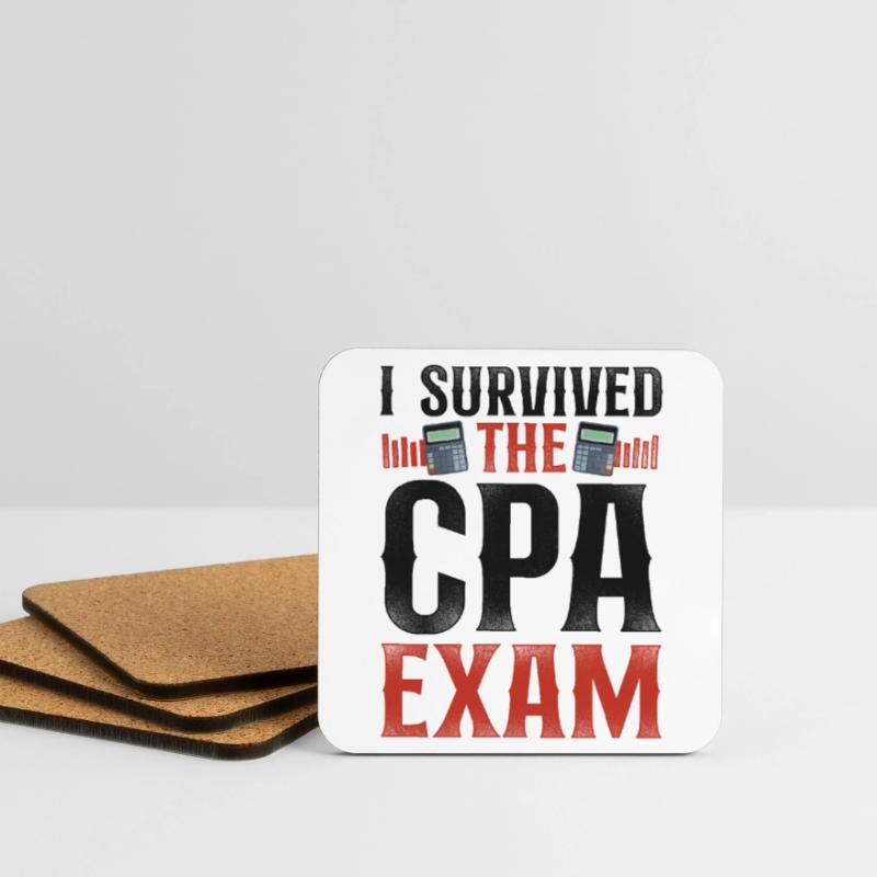 Comptable Comptable Comptable Comptabilité Dessous de verre (lot de 4)