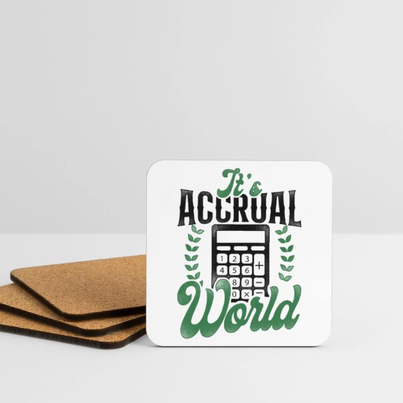 Comptable Comptable Comptable Comptabilité Dessous de verre (lot de 4)