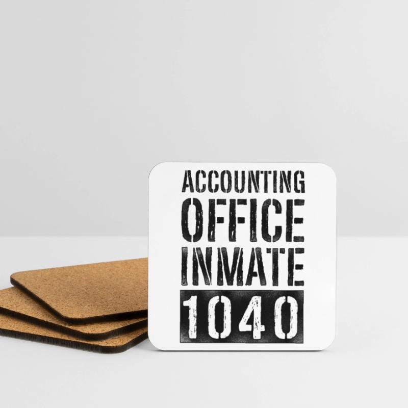 Comptable Comptable Comptable Comptabilité Dessous de verre (lot de 4)