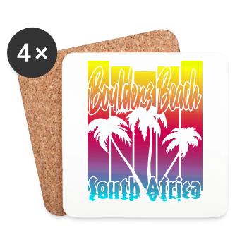 Boulders Beach - Untersetzer (4er-Set) - Weiß - Vorne