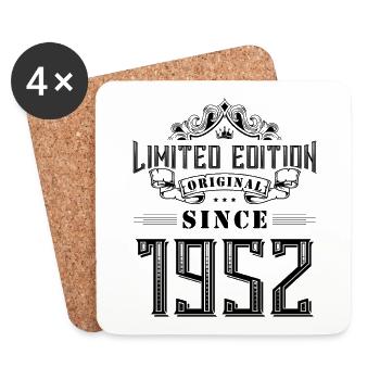 1952 limited edition - Coasters (set of 4) - white - Front