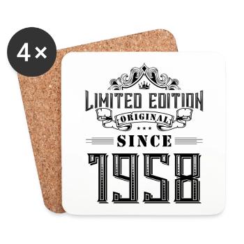 1958 limited edition - Untersetzer (4er-Set) - Weiß - Vorne