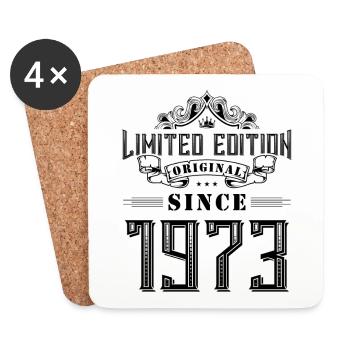 Édition limitée 1973 - Dessous de verre (lot de 4) - blanc - Devant