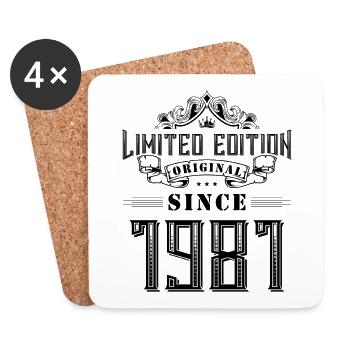 1981 limited edition - Untersetzer (4er-Set) - Weiß - Vorne