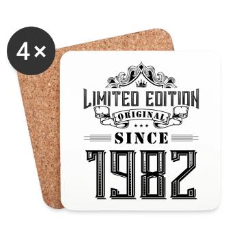 1982 limited edition - Untersetzer (4er-Set) - Weiß - Vorne