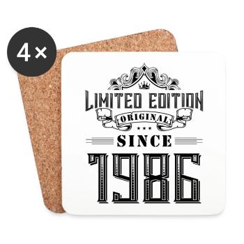 1986 limited edition - Coasters (set of 4) - white - Front