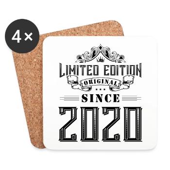 2020 limited edition - Coasters (set of 4) - white - Front