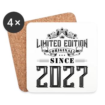 Édition limitée 2027 - Dessous de verre (lot de 4) - blanc - Devant