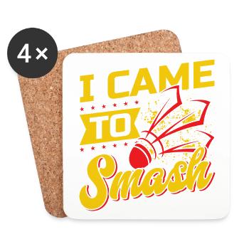 Federball Badminton - Coasters (set of 4) - white - Front