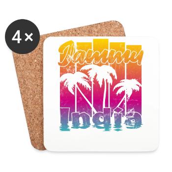 Jammu India Sunset - Coasters (set of 4) - white - Front