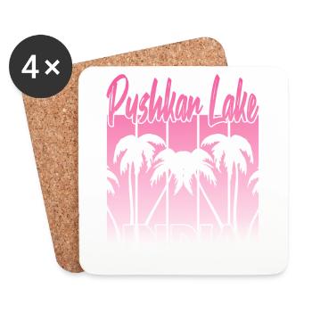 Pushkar Lake India Sunset - Coasters (set of 4) - white - Front