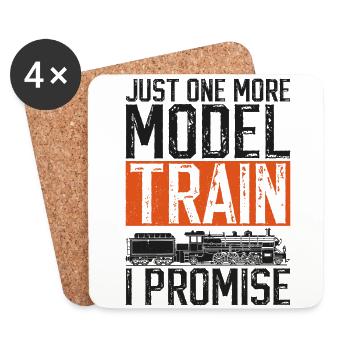 Steam Train Driver Trainspotting - Coasters (set of 4) - white - Front