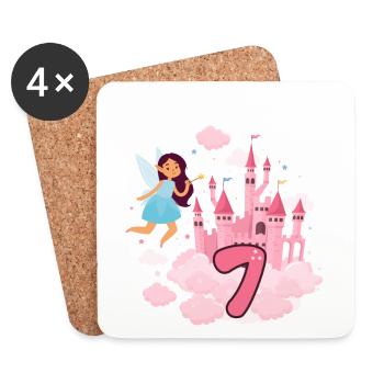 This fairy is now 7 Magic Castle 7. - Coasters (set of 4) - white - Front