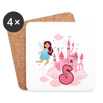 This fairy is now 5 Magic Castle 5. - Coasters (set of 4) - white - Front