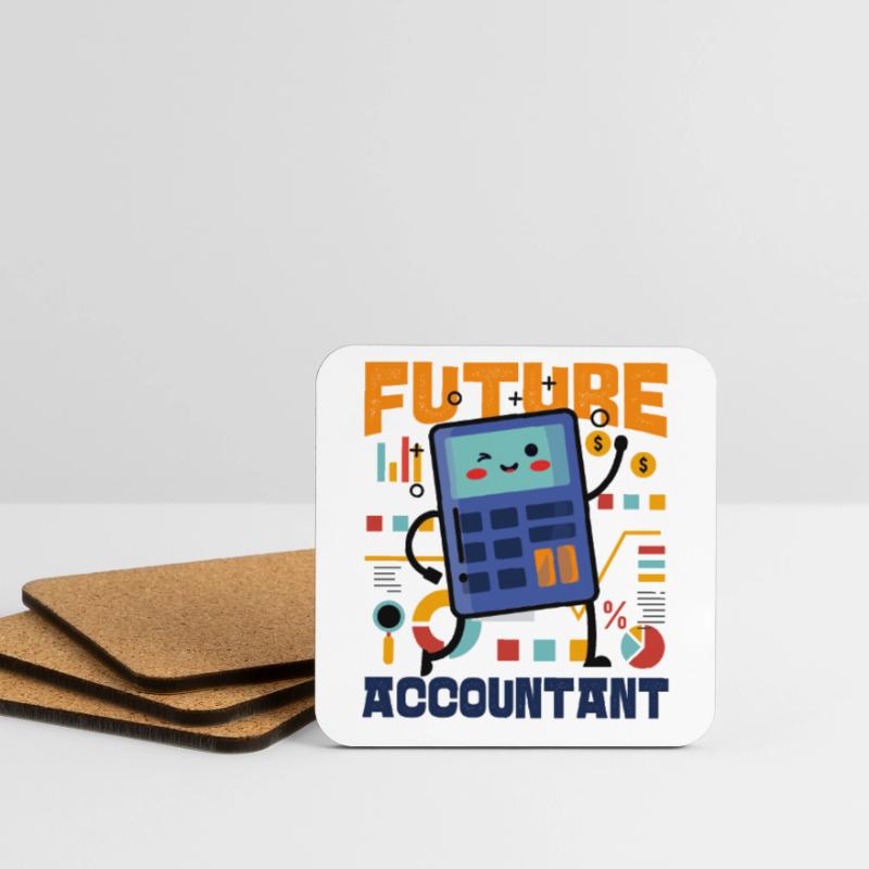 Comptable Comptable Comptable Dessous de verre (lot de 4)