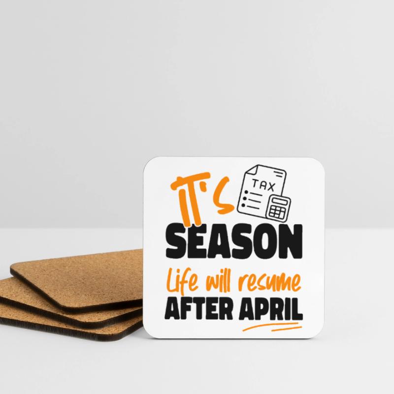 Comptable Comptable Comptable Dessous de verre (lot de 4)