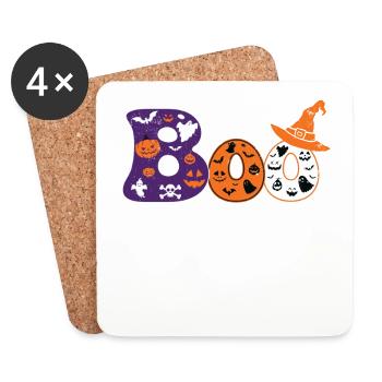 Horror Witch Horror Film Festival + Halloween - Coasters (set of 4) - white - Front
