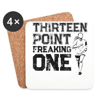 Running Runner Semi-Marathon - Dessous de verre (lot de 4) - blanc - Devant