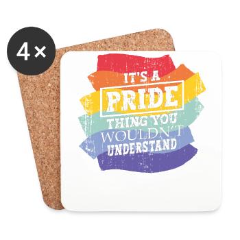It is a matter of pride that you - Coasters (set of 4) - white - Front