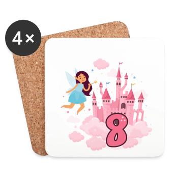 This fairy is now 8 Magic Castle 8. - Coasters (set of 4) - white - Front